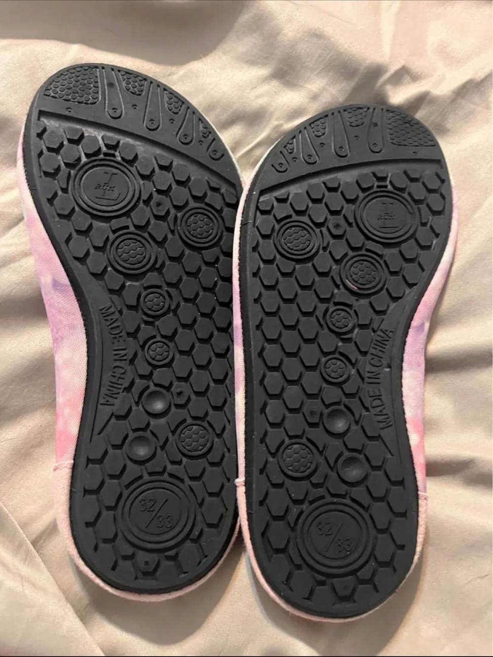 Kids Pink Tie-Dye Casual Shoes - Comfortable Everyday Slip-Ons
